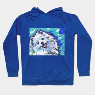 American Eskimo Bright Colorful Pop Art Hoodie